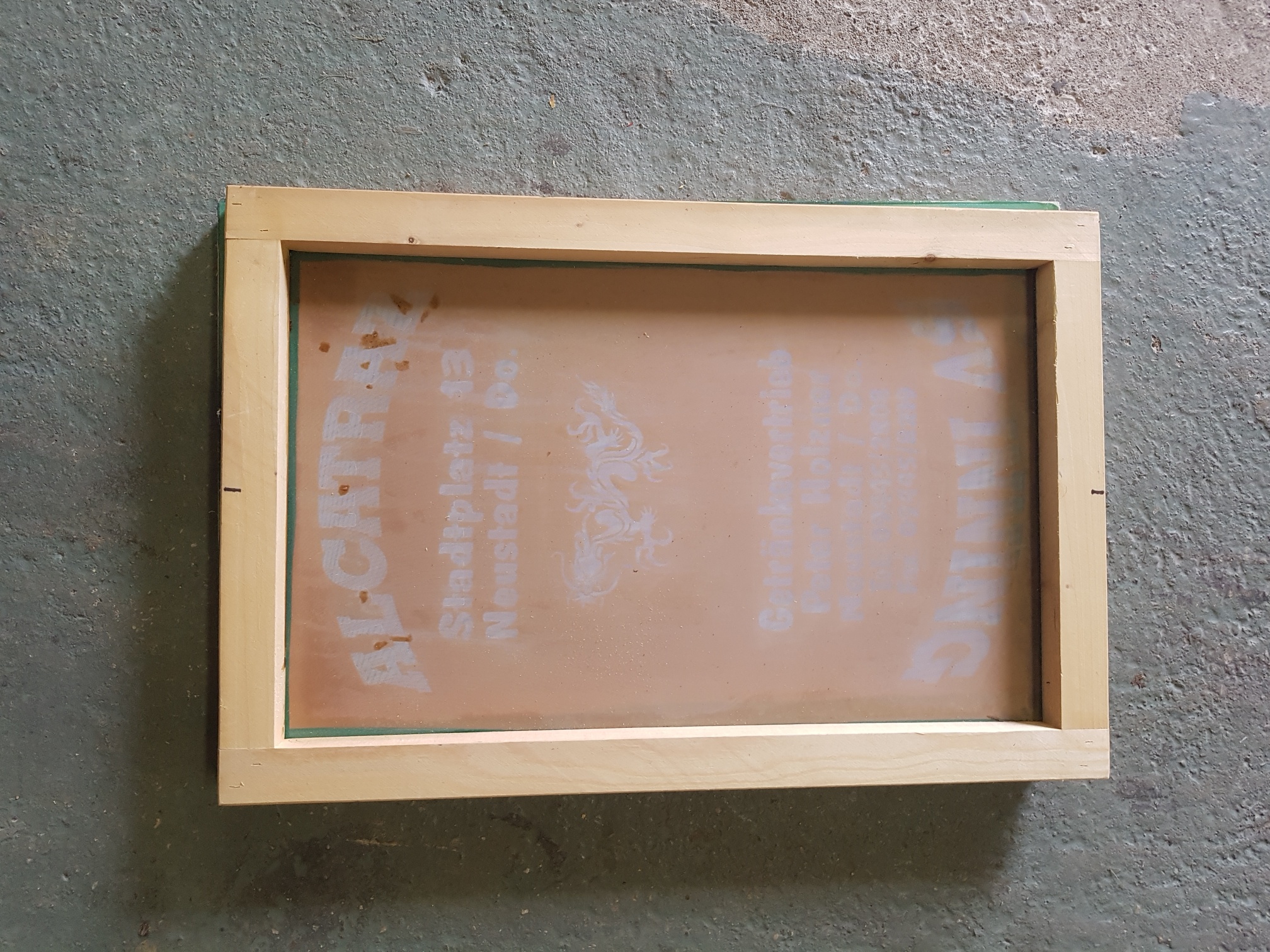 Holz und Alu-Schablonen -gebraucht-